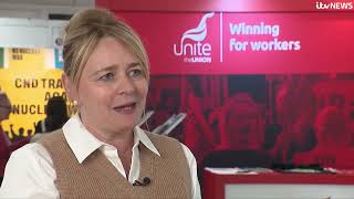 Itv News 10Pm Unite General Secretary, Tuc Workers Rights Bill