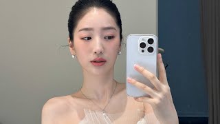 촬영 vlog | 외노자 모델의 일상 | 웨딩 샘플 모델 | 결혼 안함