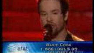 David Cook - American Idol Finals - Song 2 of 3