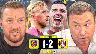 RIDICULOUS! Jamie O'Hara DUMBFOUNDED by West Ham's COLLAPSE against Charlton Athletic!