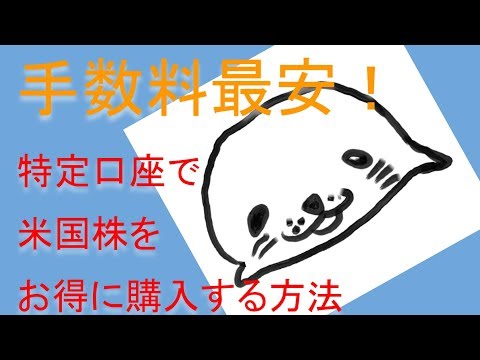 特定口座で最安手数料で米国株を購入する方法【手数料設定を完全研究】