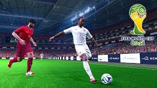 Portugal Vs Usa  2014 Fifa World Cup Brazil Simulation  Pro Evolution Soccer 2014 pes 2014