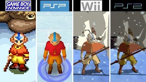 Avatar: The Last Airbender (2006) | Gameboy Advance vs PSP vs Wii VS PS2 Full HD