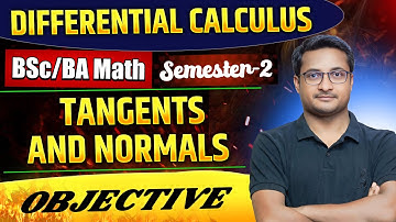 Differential Calculus Objective | BSc  BA Math Semester 2 | Thakur Sir