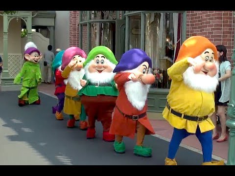 シンデレラ7人の小人 グリーティングの白雪姫と七人の小人| キャステル | CASTEL ディズニー情報