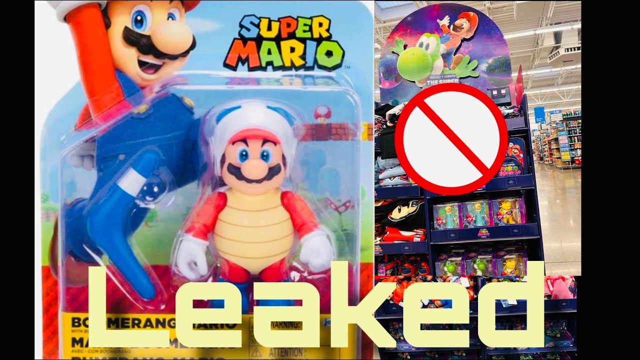 Jakks Pacific Boomerang Mario Leaked & Stores Are Putting Movie Toys Out Early But Can’t Sell Them