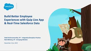 Build Better Employee Experiences with Quip Live App & Real-Time Salesforce Data