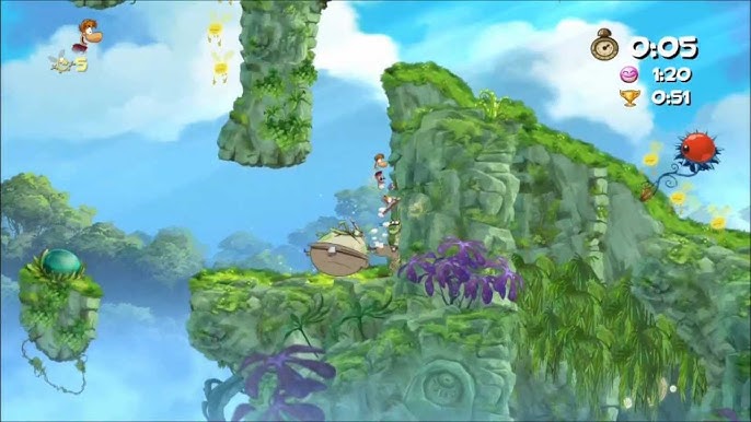 Time: The Duck Plays: Rayman Origins-Opening + It's a Jungle Out  There (Lum Medal)