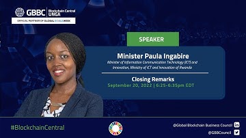 Closing Remarks with Minister Paula Ingabire, Ministry of ICT and Innovation of Rwanda - UNGA 2022