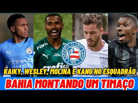 BAHIA MONTANDO UM TIMAÇO: KAYKY, JÓIA DO CITY; KANU, DO BOTAFOGO