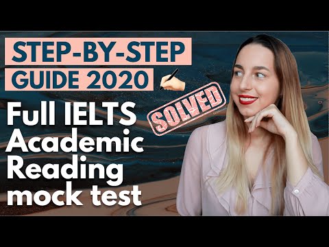 Full Ielts Academic Reading Test With Answers | Solved 2019