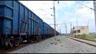 Goods Train Trial Run On New Junction New Link Station Today