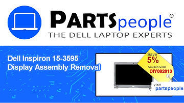 Dell Inspiron 15-3595 (P75F012) Display Assembly How-To Video Tutorial