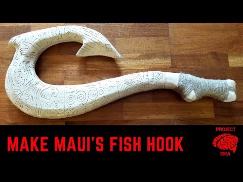 Make Maui S Fish Hook From Styrofoam Insulation Easy You