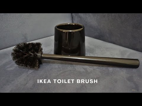 Video: Nasa Sahig Na May Hawak Na Toilet Paper: Kahoy At Metal Na Rak Para Sa Brush At Ekstrang Mga Rolyo, Mga Produktong Ikea