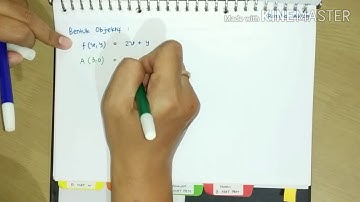 Menentukan Nilai Optimum suatu Bentuk Objektif ~ Program Linear ~ Matematika Wajib Kelas XI Smtr 1