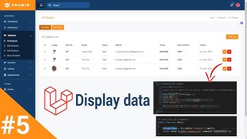 Get data display on view table in Laravel 8.X | School SM