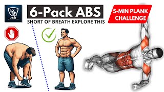 5 Min Plank Challenge to get 6 Pack Abs  Explore How!