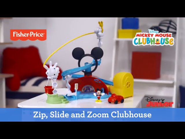 Disney Mickey Mouse Clubhouse Zip, Slide and Zoom Clubhouse Play Set 