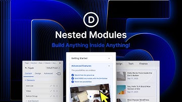 📣 Grote update! Geneste modules voor Divi 5