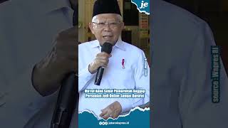 Ma'ruf Amin Sebut Pemerintah Anggap Persoalan Judi Online Darurat