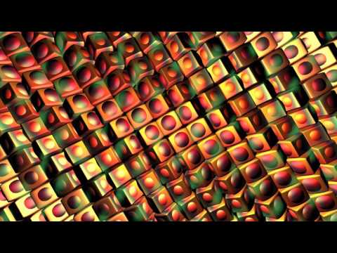4K Hypnotic Colorful Magic Cube Wall Seamless Loop 2160p Motion Background