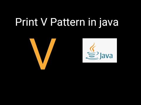 V Pattern Program