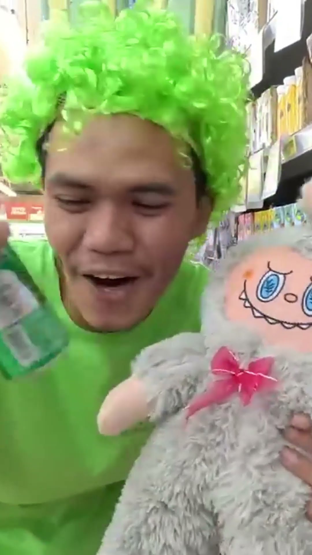 LEIKA DAN TOMPEL DAPET CHALLENGE DARI LABUBU #leika #shorts
