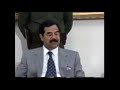صدام حسين يتحدث عن قصة خيانة حكام العرب ومحاولة اغتياله بعد استضافته لهم 