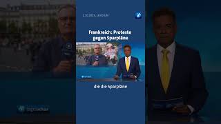Streiks und Proteste in Frankreich #tagesschau #nachrichten #frankreich #streik