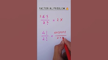 Factorial Problem | Maths Facts | Maths And English | #shorts #maths