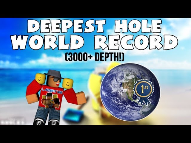 Roblox Treasure Hunt Simulator World Record Deepest Hole 3000 Depth Youtube - roblox treasure hunt simulator deepest hole ever solo world record youtube