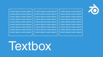 Blender quick tip - Textbox