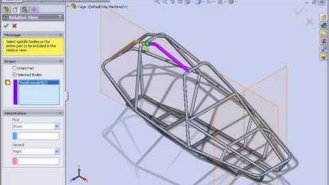 Creating Relative Views of non-planer Models