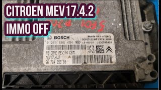 : Citroen MEV17.4.2/     IMMOOFF/