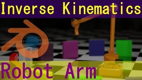 Robot Arm IK Animation Test - Blender