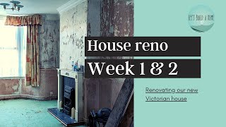 Victorian house renovation: week 1 & 2