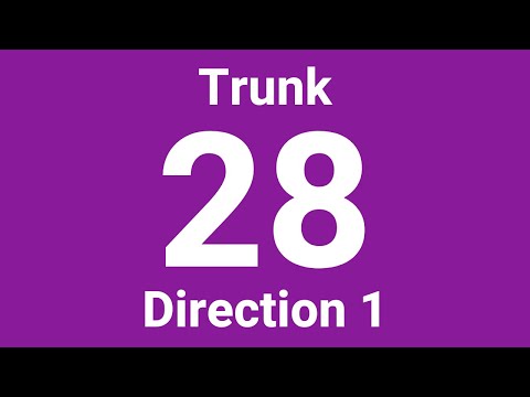 [SBST] Hyperlapse of Trunk Service 28 (Direction 1)