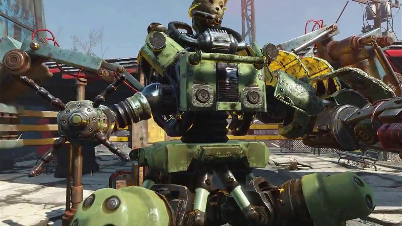 Fallout 4 automatron робот фото 4