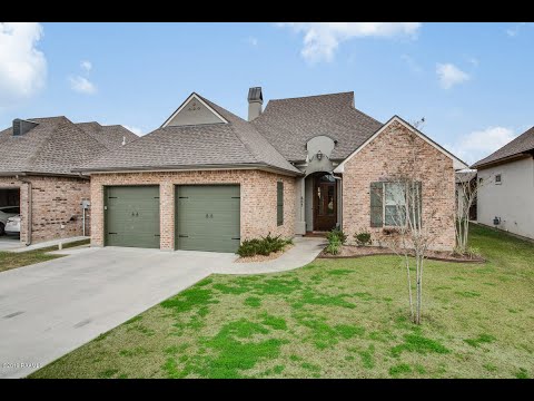 603 Channel Drive, Broussard, LA home video tour