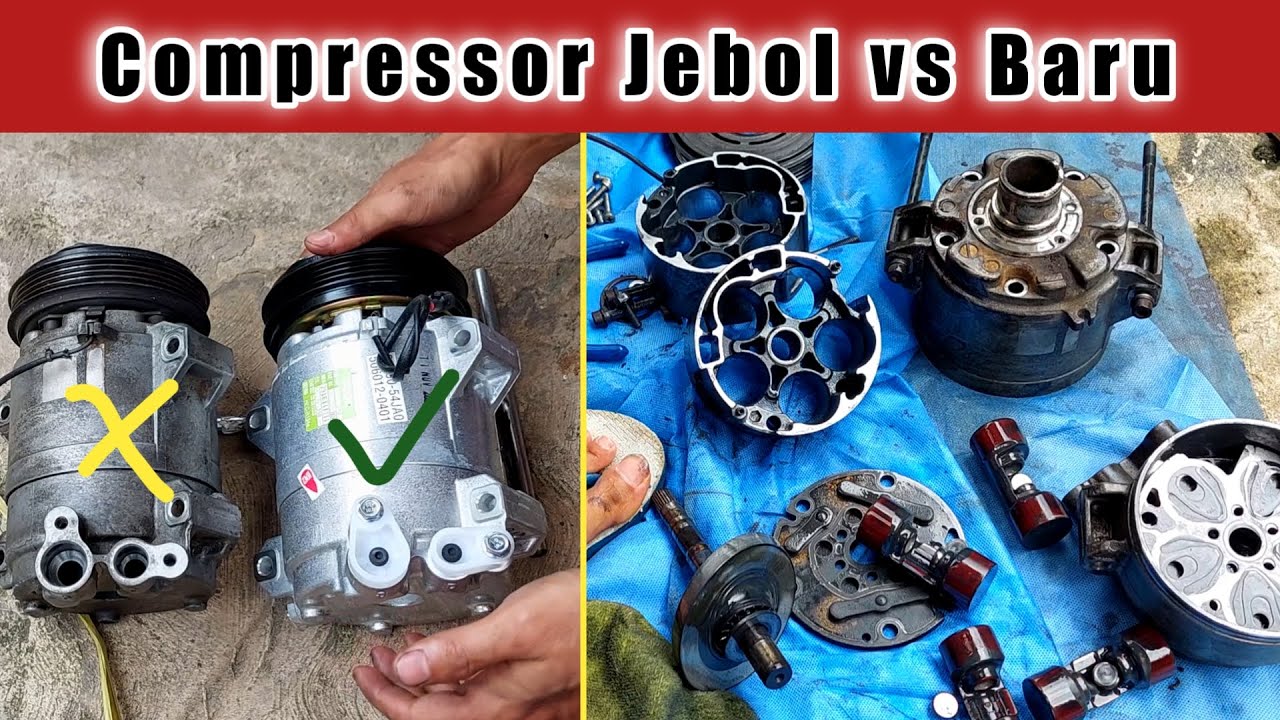 Cek dan Bongkar Kompresor AC Mobil Yang Rusak