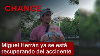 Miguel Herrán se encuentra bien y ya se está recuperando del accidente de moto