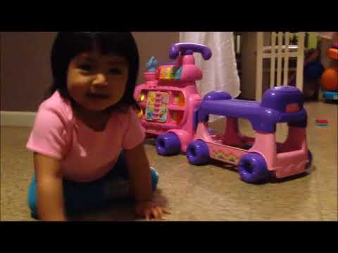 vtech sit to stand train pink