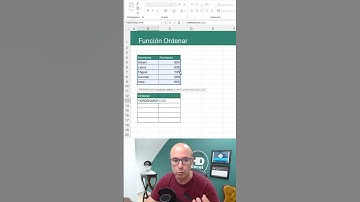 ✅ Función ORDENAR en #excel #excelformula #exceltips