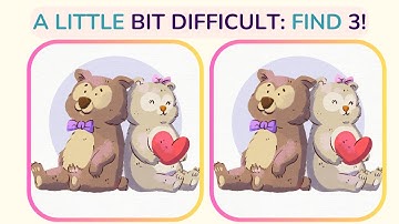 Spot the Differences:  If You Can Find 3 Differences in 30 Seconds, You Are Truly a Genius