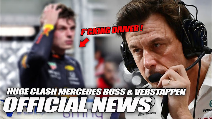 INSANE HUGE TENSION Mercedes Boss & Verstappen F1 Paddock EXPLODES Max Sh*t Driver