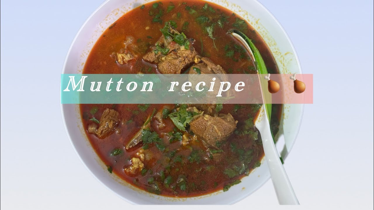 ਆਪਣੇ ਇਕ subscriber ਦੀ demand ਤੇ 😛😛Mutton recipie 🍗🍗