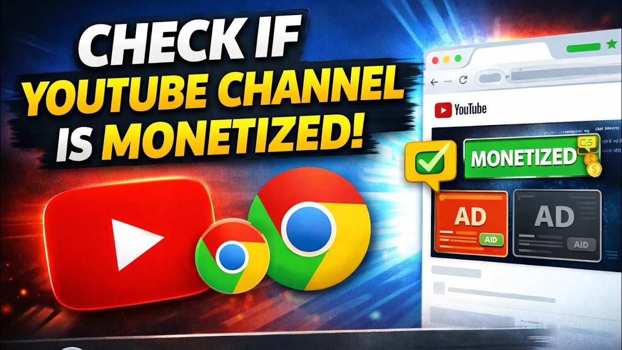 How to Check If a YouTube Channel is Monetized (Chrome Extension Trick ...