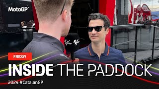 Dani Pedrosa surprises us during the Inside the Paddock 🤩 | 2024 #CatalanGP