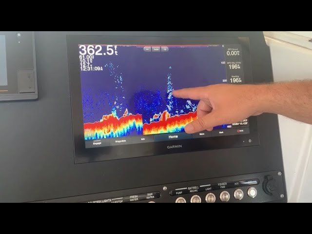 How to Use the Sonar and Adjust Frequencies on the Garmin 8600 Series 